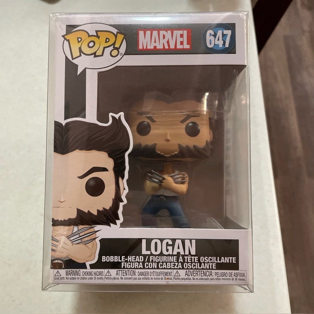 Marvel Logan Pop! Vinyl Figure with Black and Blue